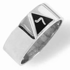 Sterling Silver 14th Degree Masonic Ring #13G